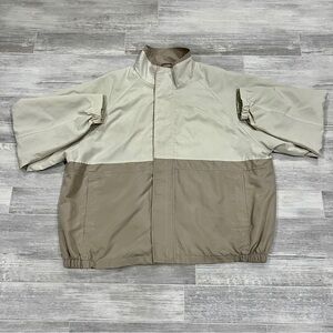 Vintage Men’s Totes Brand Windbreaker - XLarge Brown Tone Colorblock‎ Jacket